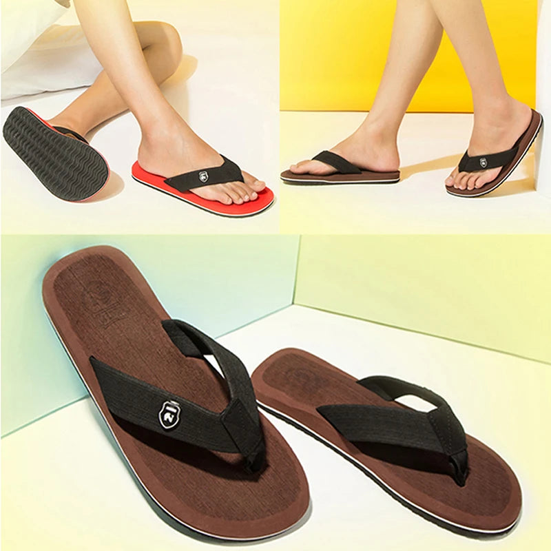 Summer Men's Flip Flops Top EVA Beach Sandals Shoes Man Non-slip Male Slippers Comfortable Men Casual Shoes Big Size 48 49