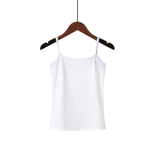 2025 Spring Summer Tank Tops Women Sleeveless Big Size T Shirt Ladies Vest Singlets Camisole Cotton Ladies Vest 16 Colors 3XL