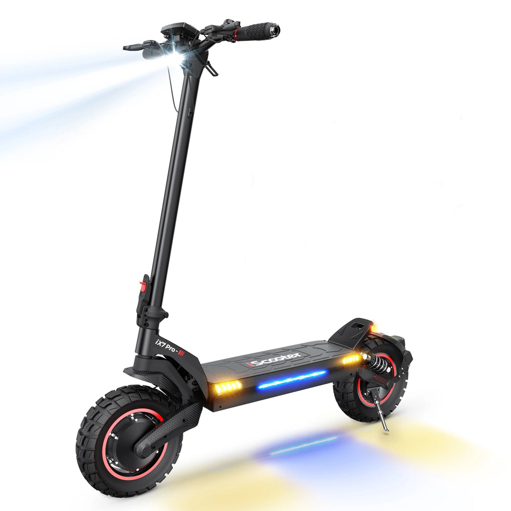 iScooter iX7 Pro Foldable Electric Kick Scooter High Speed 60 km/h 2000W 48V 17.5Ah Battery for Sports & Entertainment