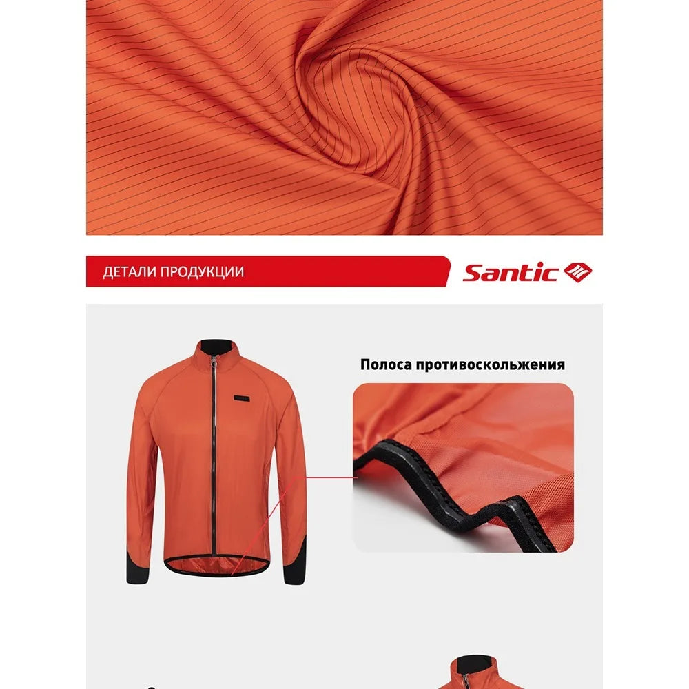 Santic Cycling Jackets Summer Bicycle Jackets Windbreaker  Riding Outdoor Sunscreen Riding Equipment
