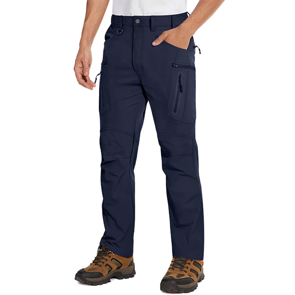 MAGCOMSEN Lightweight Hiking Pant Men Summer Cargo Pants Quick-Dry Nylon Waterproof Outdoor Fishing Casual Trouser