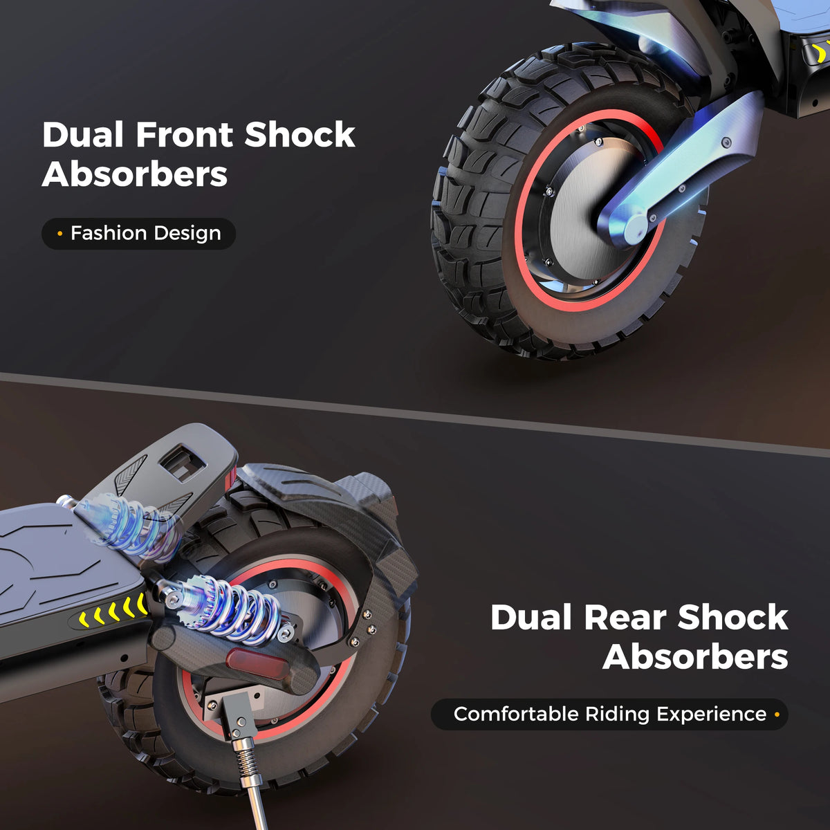 iScooter iX7 Pro Foldable Electric Kick Scooter High Speed 60 km/h 2000W 48V 17.5Ah Battery for Sports & Entertainment
