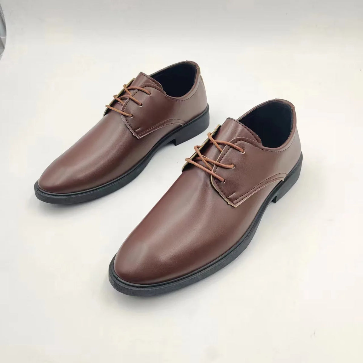 Spring Autumn British Casual Shoes Business leather footwearMen's fashion shoes in suits Comfortable height increasing male shoe