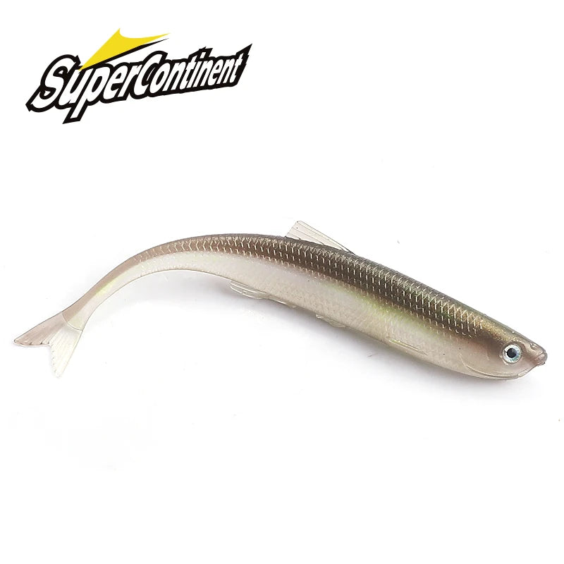 NEW Supercontinent leanness ShadTeez 60mm/80mm Perch Bass Artificia Pike Zander Predator Fishing 3d eyes Soft lure Fishing lures
