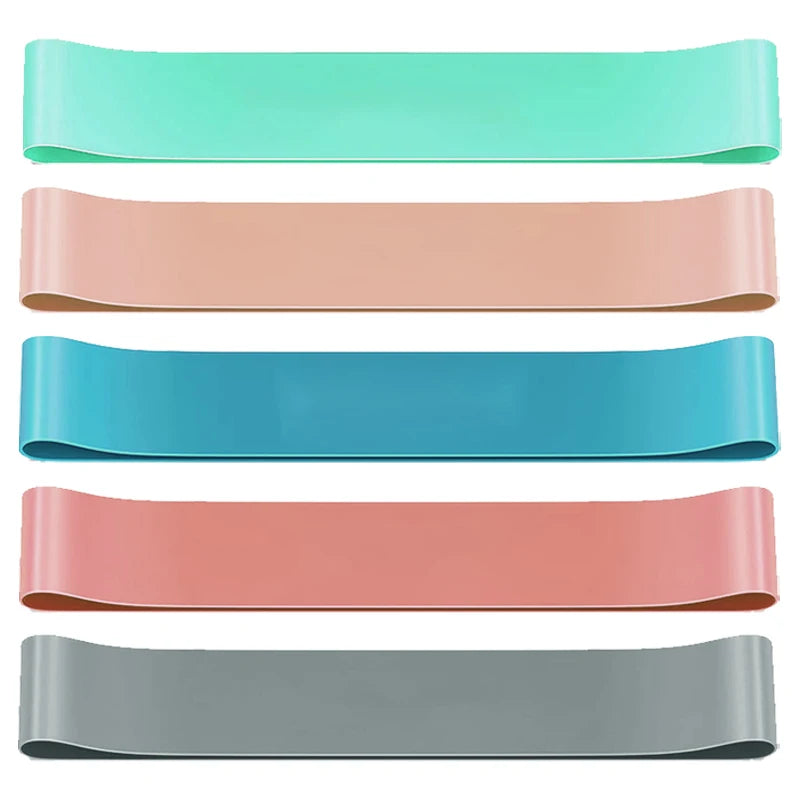 Different Resistance Bands Yoga Band Fitness Exercise Training Hip Tension Band Leg Squat Dance Elastic Loop Stretch Band