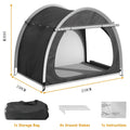 Bike Storage Shed Tent for 1-4 Bikes Portable Outdoor Bike Cover Bicycle Sunshade Covers Shelter Waterproof Durable Bike Tent