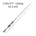 FISHINGFANS ORCA ULTRALIGHT UL SOLID TIP TAPERED HANDLE TROUT LAKE RIVER SPINNING CASTING FISHING ROD